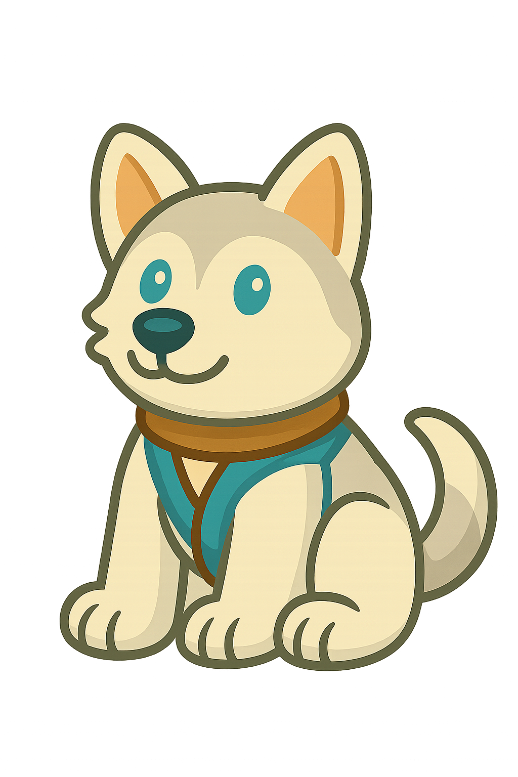 Qimmiq the Husky plushie